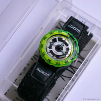 1996 GRIP IT! SDB111 Swatch Scuba Watch with Original Box & Papers