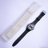 Swatch Gent NÜNI GM108 Watch | Vintage 1991 Black Swatch Gent Watch