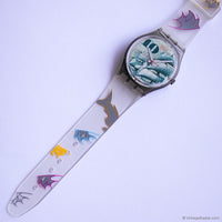 1990 Swatch Marque GM106 montre | Vintage cool des années 90 Swatch montre