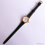 Vintage Gold-tone Thermidor Watch | Dainty Ladies' Watch Leather Strap