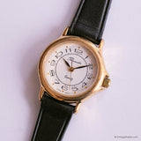 Vintage Gold-tone Thermidor Watch | Dainty Ladies' Watch Leather Strap