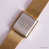 Vintage Rally Tank Watch for Men | Gold-tone Rectangular Gents Watch
