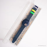 1992 Swatch SDN104 ROWING Watch | Vintage Blue Swatch Scuba 200