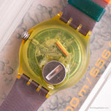 Ancien Swatch Scuba 200 spray-up sdn103 montre avec boîte d'origine
