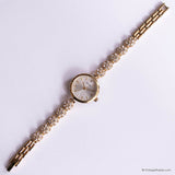 Vintage Gold-tone Sekonda Diamond Watch for Her | Ladies Dress Watch