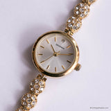 Vintage Gold-tone Sekonda Diamond Watch for Her | Ladies Dress Watch
