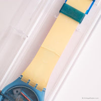 Jahrgang Swatch Paella GN129 Uhr | 1993 Rot Swatch Mann Uhr
