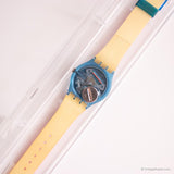 Ancien Swatch Paella gn129 montre | 1993 rouge Swatch Gant montre