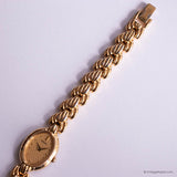 RARE Gold-tone Seiko Dress Watch for Ladies with Oval Case Japan Movt