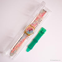 Swatch LOTS OF DOTS GZ121 Watch with Original Box and Papers Vintage