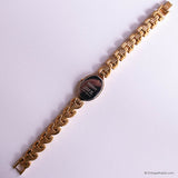 RARE Gold-tone Seiko Dress Watch for Ladies with Oval Case Japan Movt