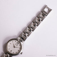 Minimalist Citizen Quartz Watch for Women | Vintage Silver-tone Watch