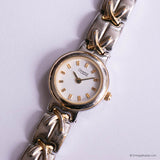 Vintage Two-tone Caravelle by Bulova Watch | Dainty Watch for Ladies