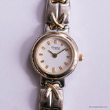 Vintage Two-tone Caravelle by Bulova Watch | Dainty Watch for Ladies