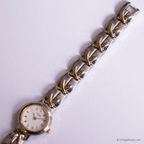 Vintage Two-tone Caravelle by Bulova Watch | Dainty Watch for Ladies
