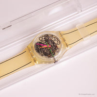 1993 Vintage Swatch GZ124 Scribble Uhr | Sammler etwas Besonderes Swatch