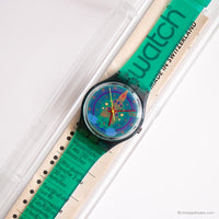 Vintage 1993 Swatch Sari GM111 orologio con scatola e documenti originali