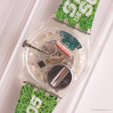 2007 vintage Swatch SKK2001 Stade de Suisse Watch Mint Condizioni