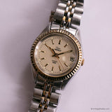 Vintage Two-tone Timex Presidential Watch for Her | 90s Timex Quartz