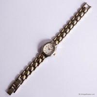 Vintage Oval Gold-tone Timex Watch for Ladies | Dainty Jewelry for Her