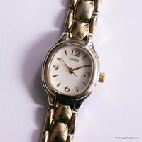 Vintage Oval Gold-tone Timex Watch for Ladies | Dainty Jewelry for Her