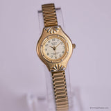 Petite Vintage Watch for Ladies by Acqua | Slim-band Gold-tone Watch