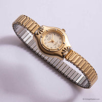 Petite Vintage Watch for Ladies by Acqua | Slim-band Gold-tone Watch