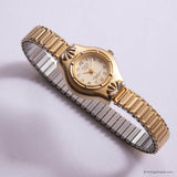 Petite Vintage Watch for Ladies by Acqua | Slim-band Gold-tone Watch