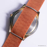 Vintage Mitron Watch for Women with Brown Case and Brown Nato Strap