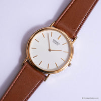 Vintage Gold-tone Seiko Quartz for Men | Minimalist Occasion Watch