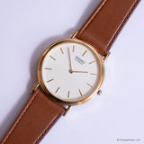 Vintage Gold-tone Seiko Quartz for Men | Minimalist Occasion Watch