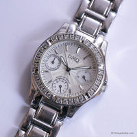 Vintage Silver-tone DMQ Watch for Women | Elegant Office Wear Watch