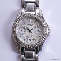 Vintage Silver-tone DMQ Watch for Women | Elegant Office Wear Watch