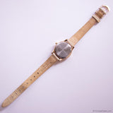 Vintage Gold-tone Timex Indiglo Ladies Watch with Mother-of-Pearl Dial