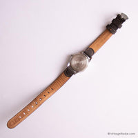 Ancien Timex Expédition indiglo montre avec sangle en cuir marron