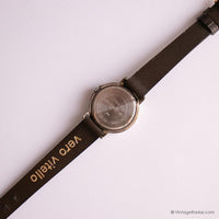 Piccolo orologio da carrello minimalista vintage per lei con quadrante bianco