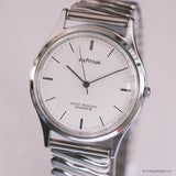 Vintage Silver-tone Prätina Quartz Watch for Men | German Watches