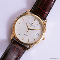Classic Vintage Gold-tone Meister Anker Quartz Watch for Men
