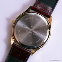 Classic Vintage Gold-tone Meister Anker Quartz Watch for Men