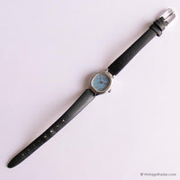 Tiny Blue-Dial Timex Uhr für Frauen | Vintage -Armbanduhr für Damen