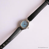 قرص أزرق صغير Timex ساعة للنساء | ساعة يد خمر للسيدات