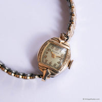 1940s Vintage Art Deco Bulova Cocktail Watch for Ladies Mechanical