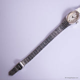 Vintage Silver-tone Caravelle Watch for Ladies | 1970s Cocktail Dress Watch