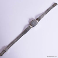 Vintage Silver-tone Caravelle Watch for Ladies | 1970s Cocktail Dress Watch