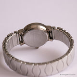 Carriage vintage Indiglo Watch per lei | Orologio tono d'argento nera