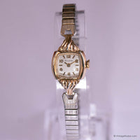 Vintage gold-tone Bulova ladies watch 