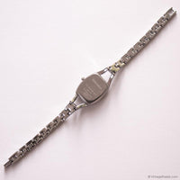 Vintage Silver-tone Sekonda Ladies' Dress Watch with White Gemtones