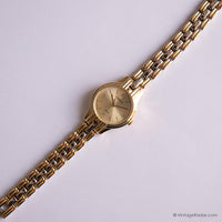 Gold-tone Carriage Women's Watch with Two-tone Bracelet Vintage