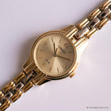 Gold-tone Carriage Women's Watch with Two-tone Bracelet Vintage