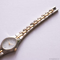 Tiny Vintage Pulsar Wristwatch for Women | Two-tone Japan Quartz Watch